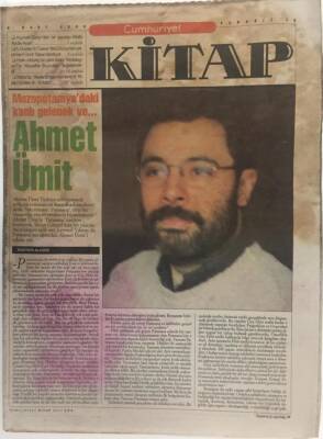 Cumhuriyet Gazetesi Kitap Eki 8 Mart 2000 - Mezopotamyadaki Kanlı Gelenek Ve .. Ahmet Ümit GZ16862 - 2