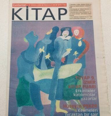 Cumhuriyet Gazetesi Kitap Eki 8 Nisan 2004 - Hüseyin Peker Kelimeleri Bıçaktan Şair GZ47617 - 1