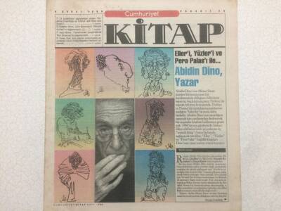 Cumhuriyet Gazetesi Kitap Eki 9 Şubat 1995 - Yazar Abidin Dino GZ51208 - 1