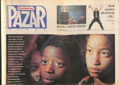 Cumhuriyet Gazetesi Pazar Eki 13 Kasım 2005 - Fransada Başlayan İsyan Diğer Avrupa Ülkelerine de Sıçrıyor GZ109093 - 1