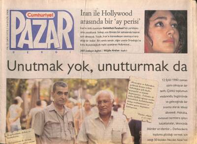 Cumhuriyet Gazetesi Pazar Eki 14 Eylül 2008 - Bodrum Film Festivali Başlıyor - 12 Eylül 1980 Unutmak Yok , Unutturmak da GZ109132 - 1