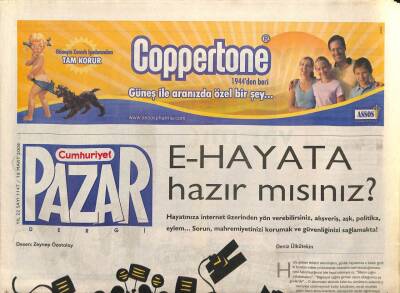 Cumhuriyet Gazetesi Pazar Eki 16 Mart 2008 - Funda Kurtuldu , Boğaziçi Üniversitesi Ekonomi Bölümü Birincisi GZ96571 - 1