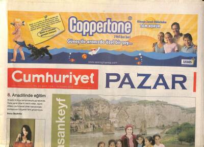 Cumhuriyet Gazetesi Pazar Eki 18 Nisan 2010 - Türkçenin Kaderi Ve Kadersizliği GZ109107 - 1