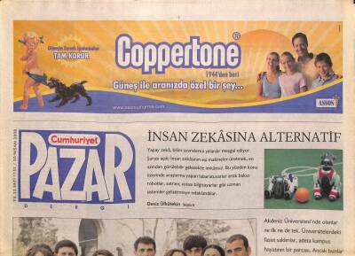 Cumhuriyet Gazetesi Pazar Eki 20 Nisan 2008 - Akdeniz Üniversitesinde Olanlar Ne İlk Ne De Tek - Sadece Marc Caro GZ96914 - 1