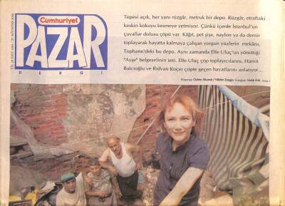 Cumhuriyet Gazetesi Pazar Eki 27 Ağustos 2006 - Mariam Said Kazanan Yok... - Müzayede Karıştıran Örtüler... GZ96576 - 1