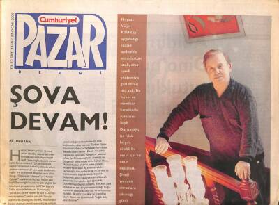 Cumhuriyet Gazetesi Pazar Eki 27 Ocak 2008 - Abidin Dinonun Tutuklu Seramikleri GZ96589 - 1