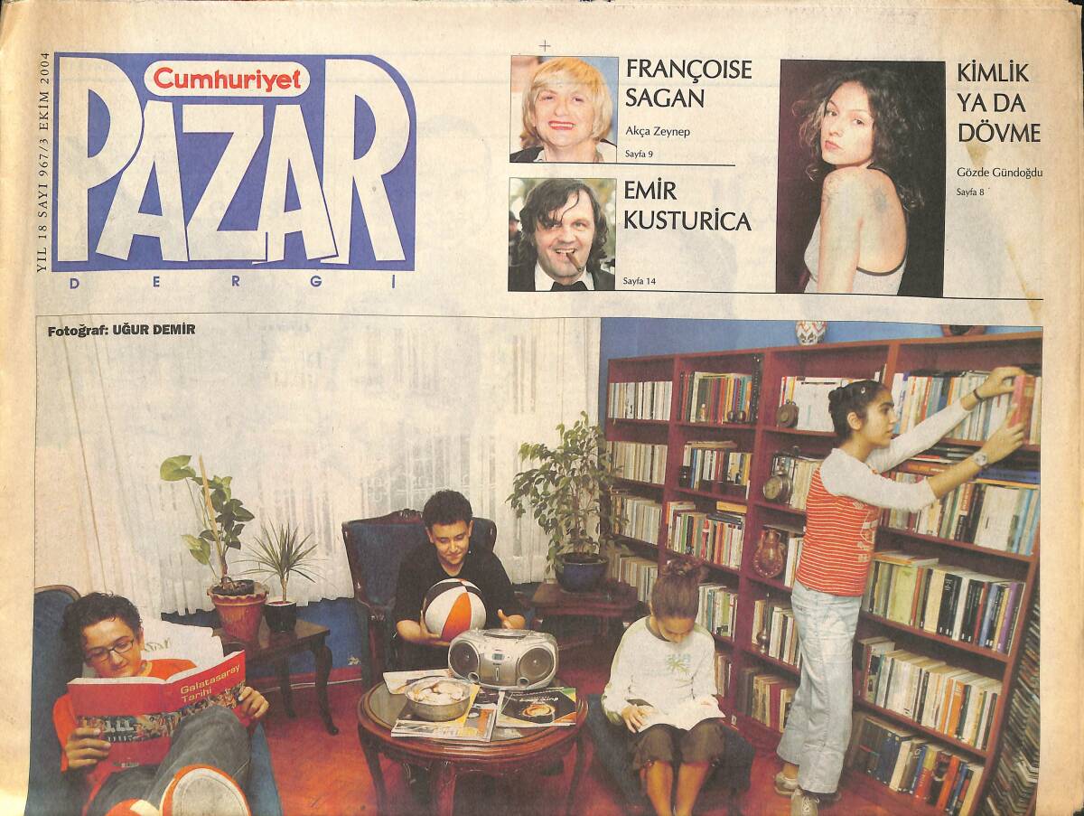 Cumhuriyet Gazetesi Pazar Eki 3 Ekim 2004 - Devrimci Mehmet Ali Nuroğlu Anlatıyor! - İsmet İnönü Ve Batı Müziği! GZ137900 - 1