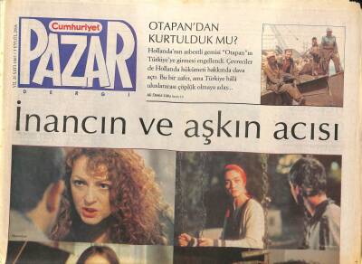 Cumhuriyet Gazetesi Pazar Eki 3 Eylül 2006 - İnancın Ve Aşkın Acısı - Otopandan Kurtulduk Mu ? GZ96619 - 1