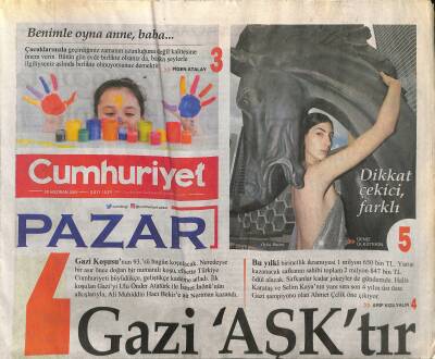 Cumhuriyet Gazetesi Pazar Eki 30 Haziran 2019 - Sultan Mahmutun Görkemli Tüfeği GZ124978 - 1
