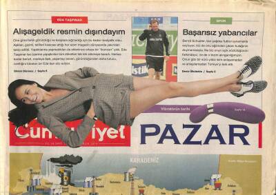 Cumhuriyet Gazetesi Pazar Eki 5 Aralık 2010 - Türkiyenin Dağı Taşı Yıkım Altında GZ109106 - 1
