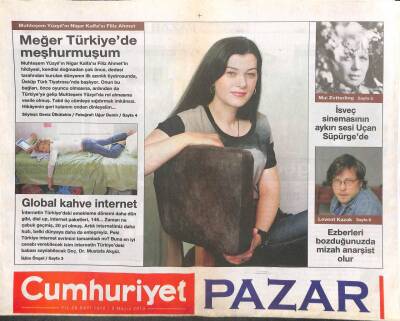 Cumhuriyet Gazetesi Pazar Eki 5 Mayıs 2013 - Yarın , Deniz Gezmiş , Yusuf Aslan Ve Hüseyin İnanın İdam Edilişinin Üzerinden Tam 41 Yıl Geçmiş Olacak GZ113006 - 1
