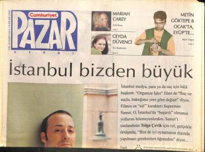 Cumhuriyet Gazetesi Pazar Eki 8 Ocak 2006 - Mariah Carey Grammyde İddialı GZ96918 - 1