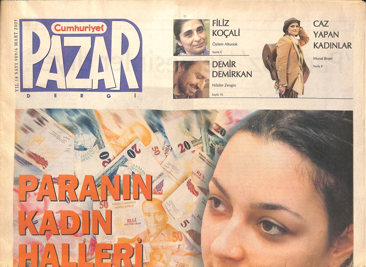 Cumhuriyet Gazetesi Pazar Eki Dergi 6 Mart 2005 - Almanya'da Neonazi Korkusu - Türkiye'de Hava Gözleme Teşkilatı GZ137687 - 1