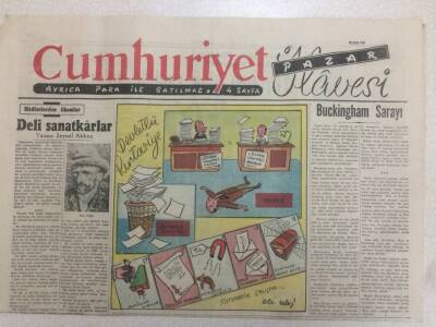 Cumhuriyet Gazetesi Pazar İlavesi 10 Şubat 1952 - Buckingham Sarayı GZ52268 - 1