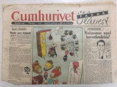 Cumhuriyet Gazetesi Pazar İlavesi 29 Temmuz 1951 - Truman Yerine Eisenhoweri Aday Göstermeye Karar Verdi GZ52254 - 1