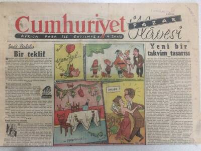 Cumhuriyet Gazetesi Pazar İlavesi 30 Aralık 1951 - Sırt Ağrısı GZ52224 - 1