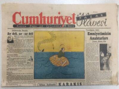 Cumhuriyet Gazetesi Pazar İlavesi 31 Ocak 1954 - Emniyetimizin Anahtarları GZ52242 - 1