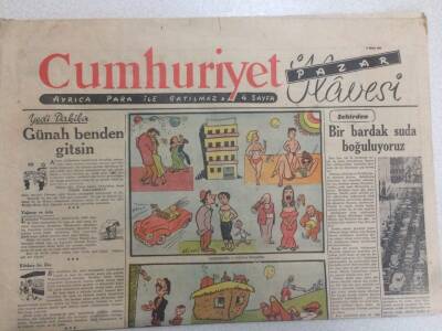 Cumhuriyet Gazetesi Pazar İlavesi 6 Mayıs 1951 - Rusyanın Petrol İstihsalatı GZ52216 - 1