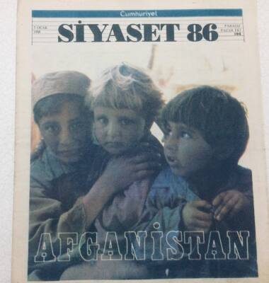 Cumhuriyet Gazetesi Siyaset Eki 5 Ocak 1986 - Afganistan GZ46893 - 1