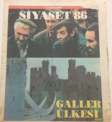 Cumhuriyet Gazetesi Siyasi 86 Eki 26 Ocak 1986 - Galler Ülkesi GZ48605 - 1