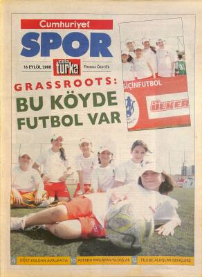 Cumhuriyet Gazetesi Spor Eki 16 Eylül 2008 - Mrsic Yıllara Meydan Okuyor - Atletizmde Değişim Şart GZ126530 - 1