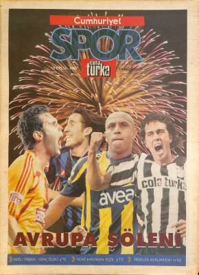 Cumhuriyet Gazetesi Spor Eki 18 Eylül 2007 - Avrupa Şöleni - Yeni Harman Rize GZ126523 - 1