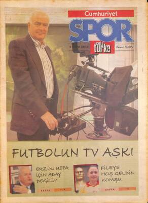 Cumhuriyet Gazetesi Spor Eki 3 Ekim 2006 - Erzik UEFA İçin Aday Değilim - Serpil Pak Ah Bir Sponsorum Olsa GZ126379 - 1