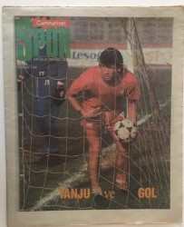 Cumhuriyet Gazetesi Spor Eki 6 Kasım 1986 - Tanju Çolak Ve Gol GZ16566 - 1
