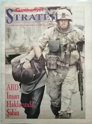 Cumhuriyet Gazetesi Strateji Eki 11 Nisan 2005 ABD İnsan Haklarında Şahin - GZ44305 - 2