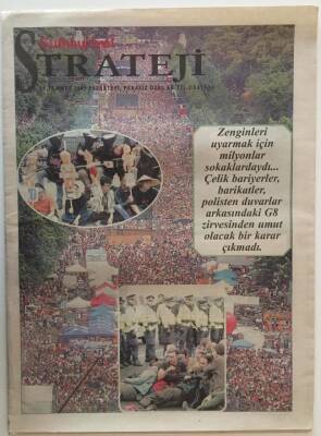 Cumhuriyet Gazetesi Strateji Eki 11 Temmuz 2005 - Zenginleri Uyarmak İçin Milyonlar Sokaklardaydı ... G8 Zirvesinden Umut Olacak Bir Karar Çıkmadı GZ22378 - 1
