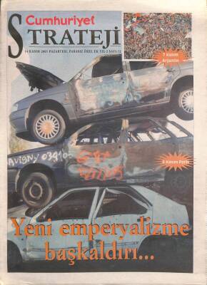 Cumhuriyet Gazetesi Strateji Eki 14 Kasım 2005 - Yeni Emperyalizme Başkaldırı... - Küreselleşme Vurgunu GZ96498 - 1