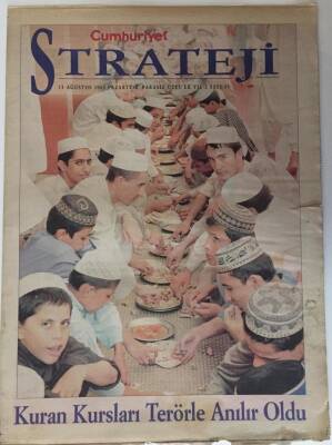 Cumhuriyet Gazetesi Strateji Eki 15 Ağustos 2005 - Tanımlamayan Düşman TERÖR - GZ16228 - 2