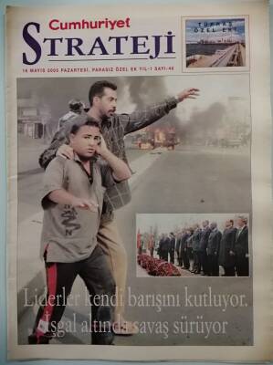 Cumhuriyet Gazetesi Strateji Eki 16 Mayıs 2005 Rusyada Barış Irakta Şiddet - GZ44880 - 1