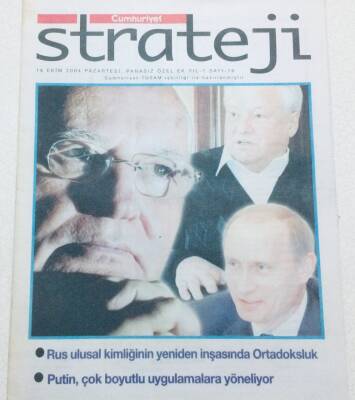 Cumhuriyet Gazetesi Strateji Eki - 18 Ekim 2004 - Rus Ulusal Kimliğinin Yeniden İnşasında Ortadoksluk GZ46447 - 2