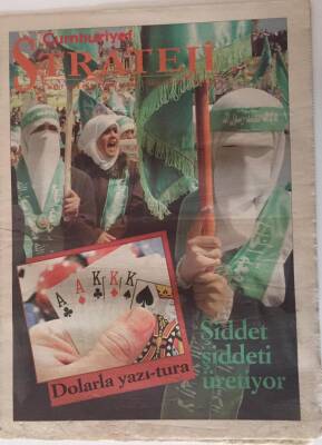 Cumhuriyet Gazetesi Strateji Eki 21 Mart 2005 - Şiddet Şiddeti Üretiyor , Dolarla Yazı Tura GZ20124 - 1