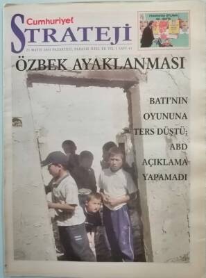 Cumhuriyet Gazetesi Strateji Eki 23 Mayıs 2005 Türkiye - İsrail - Filistin İlişkileri - GZ44877 - 2
