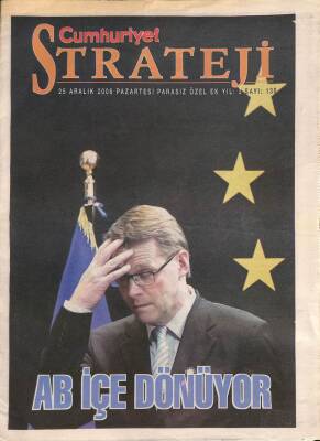 Cumhuriyet Gazetesi Strateji Eki 25 Aralık 2006 - Lübnan Iraktan Ders Almalı GZ113545 - 1