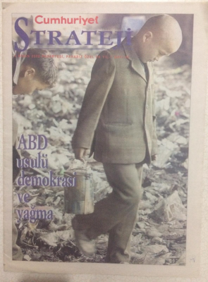 Cumhuriyet Gazetesi Strateji Eki 4 Nisan 2005 - ABD Usulü Demokrasi Ve Yağma GZ24248 - 1