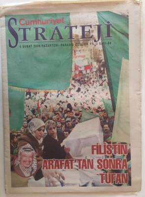 Cumhuriyet Gazetesi Strateji Eki 6 Şubat 2006 - Uğur Hüküm - Filistin Arafattan Sonra Tufan - GZ20208 - 1