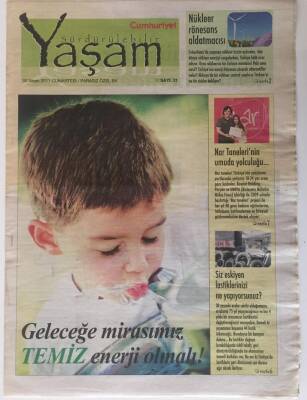 Cumhuriyet Gazetesi Sürdürebilinir Yaşam Eki 30 Nisan 2011 - Geleceğe Mirasımız Temiz Enerji Olmalı ! GZ20328 - 1