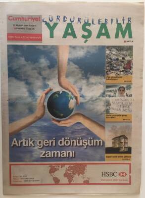 Cumhuriyet Gazetesi Sürdürülebilir Yaşam Eki 27 Aralık 2009 - Artık Geri Dönüşüm Devri GZ20355 - 1
