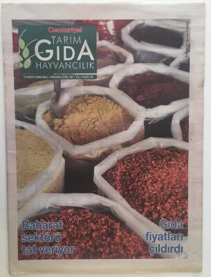 Cumhuriyet Gazetesi Tarım Gıda Hayvancılık Eki 13 Mayıs 2008 - Baharat Sektörü Tat Veriyor GZ28442 - 1