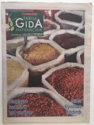 Cumhuriyet Gazetesi Tarım Gıda Hayvancılık Eki 13 Mayıs 2008 - Baharat Sektörü Tat Veriyor GZ28446 - 1