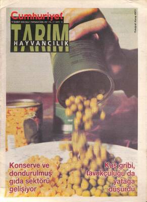 Cumhuriyet Gazetesi Tarım Hayvancılık 14 Şubat 2006 - Kuş Gribi , Tavukçuluğu da Yatağa Düşürdü - Konserve Ve Dondurulmuş Gıda Sektörü Gelişiyor GZ96499 - 1