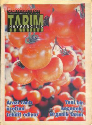 Cumhuriyet Gazetesi Tarım Hayvancılık Eki 14 Mart 2006 - Doğu Anadolunun Temiz Topraklarından Temiz Ürün - GDOlar Masum Değil ! GZ109365 - 1