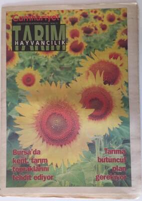 Cumhuriyet Gazetesi Tarım Ve Hayvancılık Eki 9 Ağustos 2005 - Bursada Kent, Tarım Topraklarını Tehdit Ediyor GZ20119 - 1