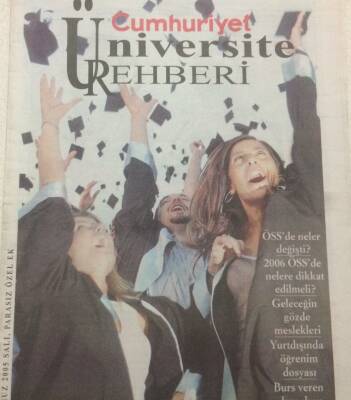 Cumhuriyet Gazetesi Üniversite Rehberi Eki 26 Temmuz 2005 - Burs Veren Dernek Ve Vakıflar GZ48525 - 1