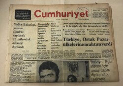 Cumhuriyet Gazetesi1 Temmuz 1974 GZ1435 - 1