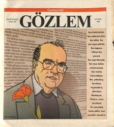 Cumhuriyet Gözlem Dergisi 24 Ocak 1995 - Uğur Mumcu Özel Eki NDR78010 - Gökçekoleksiyon