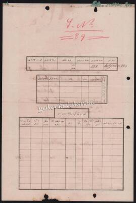 Cumhuriyet İlk Dönem Tapu EFM588 - 2